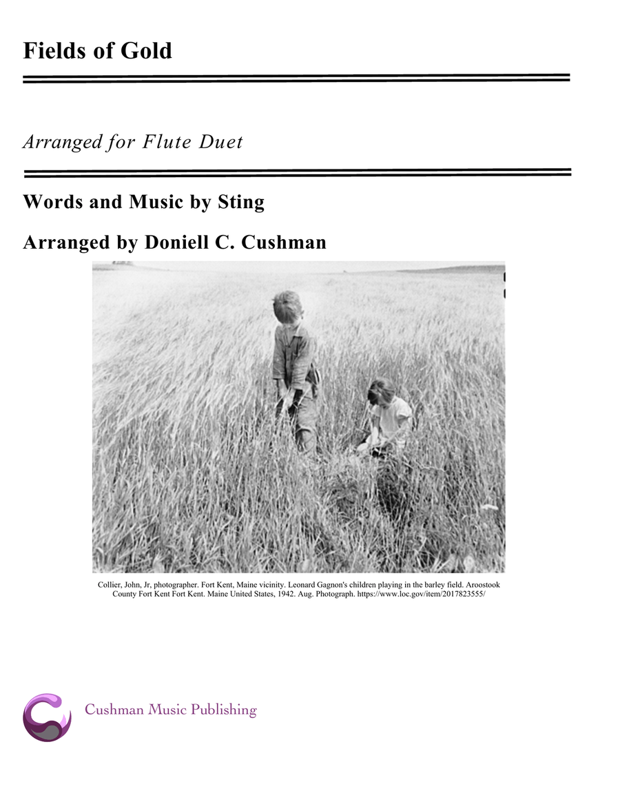 Fields Of Gold Woodwind Quartet scores gallery preview page 1