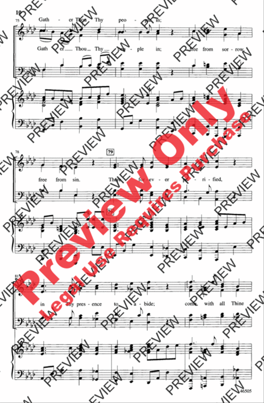 Give Thanks and Sing! Give Thanks and Sing! 4-Part scores gallery preview page 10
