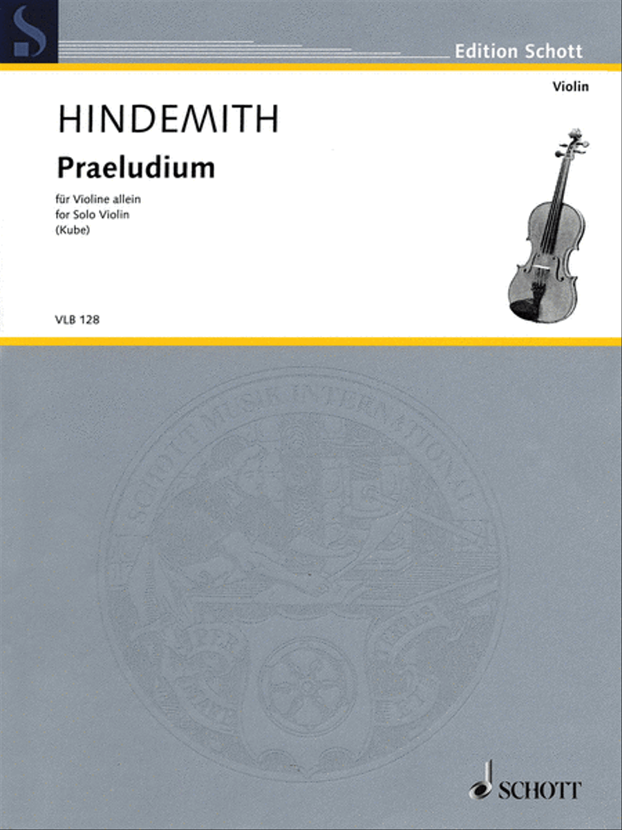 Praeludium Violin Solo scores gallery preview page 1
