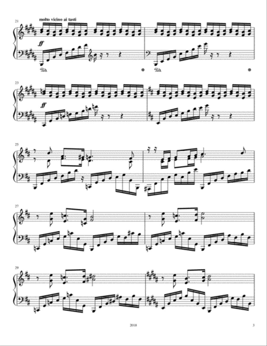 Rose Awakes Rose Awakes Piano Solo scores gallery preview page 3