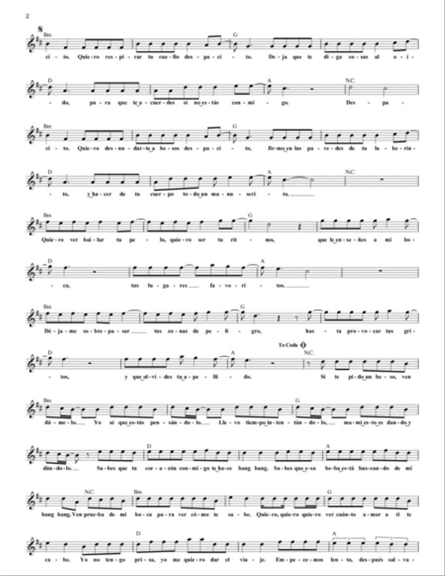 Despacito Despacito Piano scores gallery preview page 2