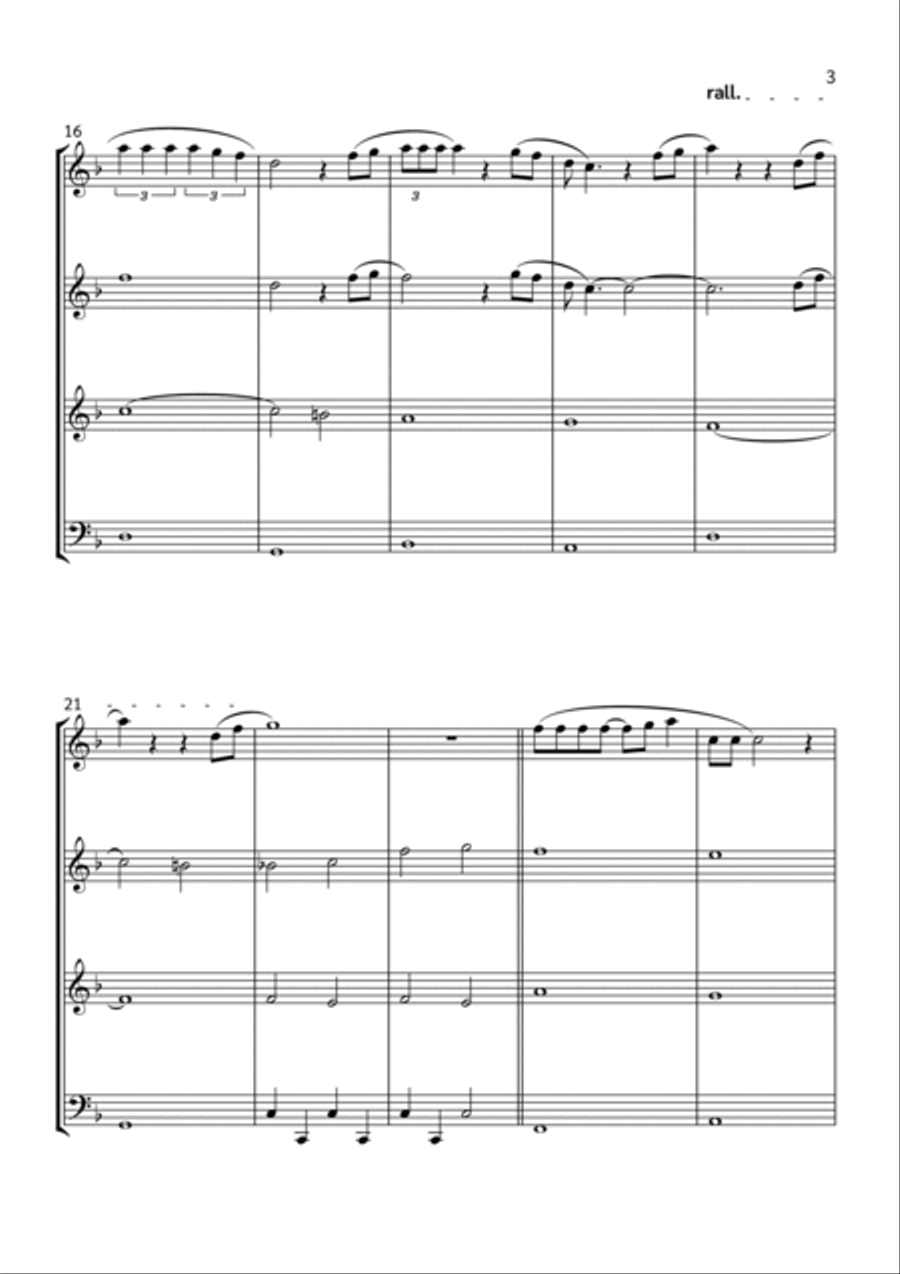 Part Of Your World (reprise) Woodwind Quartet scores gallery preview page 3