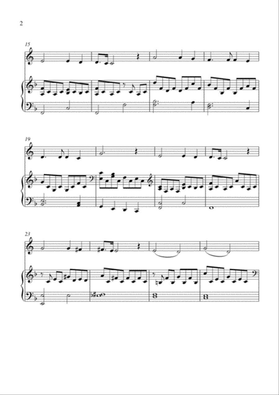 Panis Angelicus Horn scores gallery preview page 2