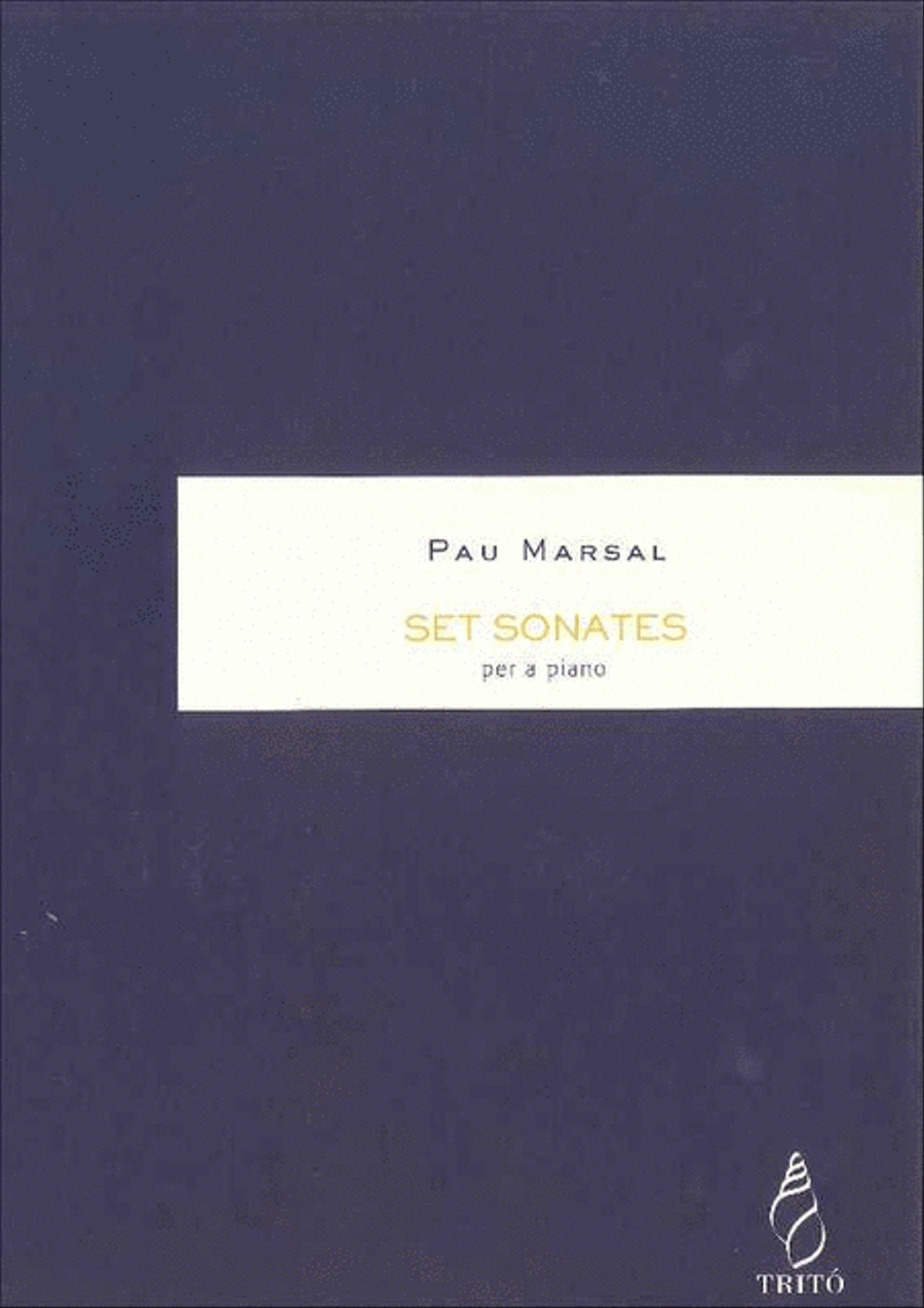 7 sonates per a piano 7 sonates per a piano Piano scores gallery preview page 1