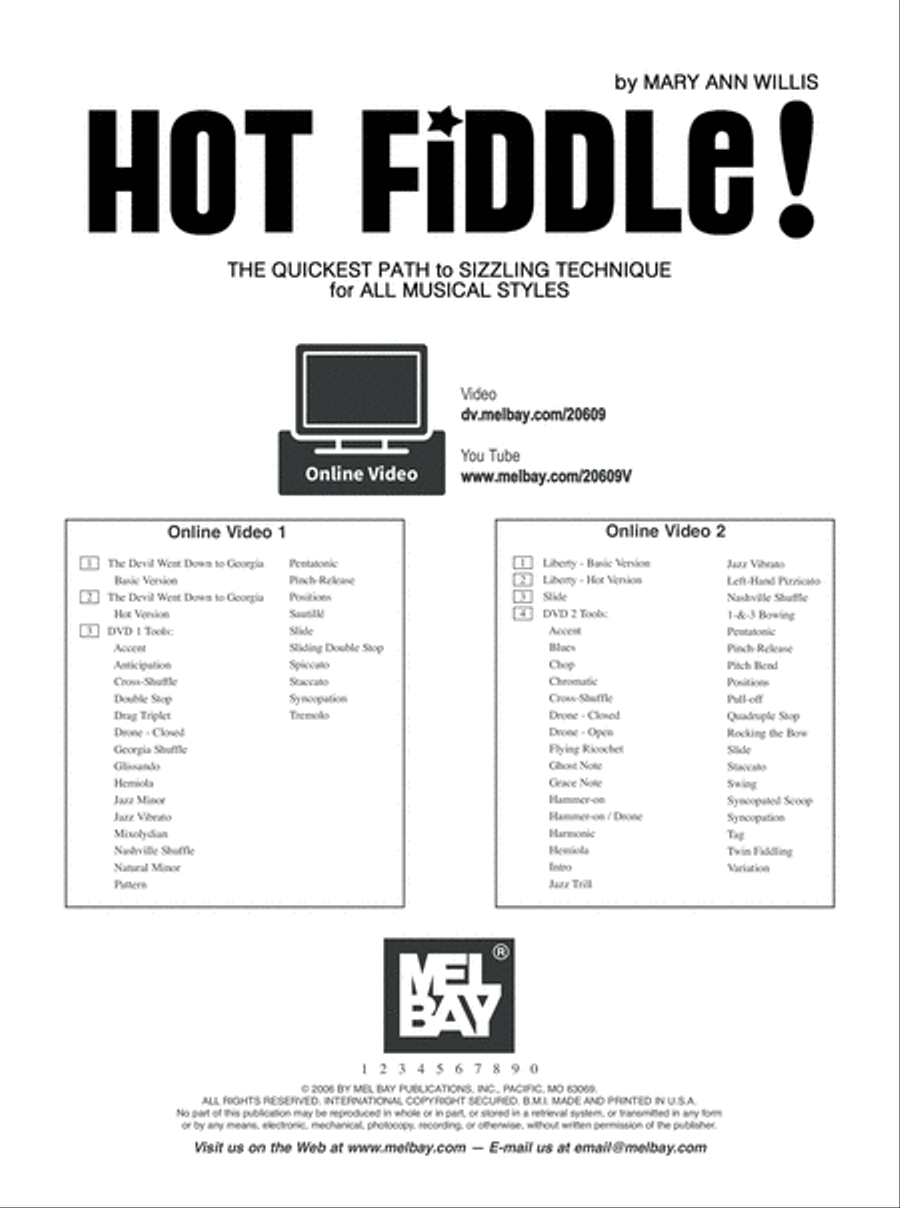 Hot Fiddle Hot Fiddle Violin scores gallery preview page 2