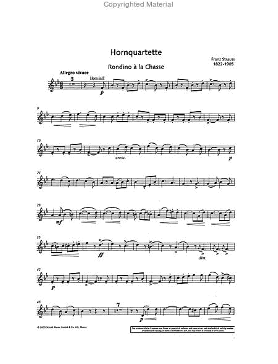 Horn Quartets Horn Quartets Horn scores gallery preview page 5