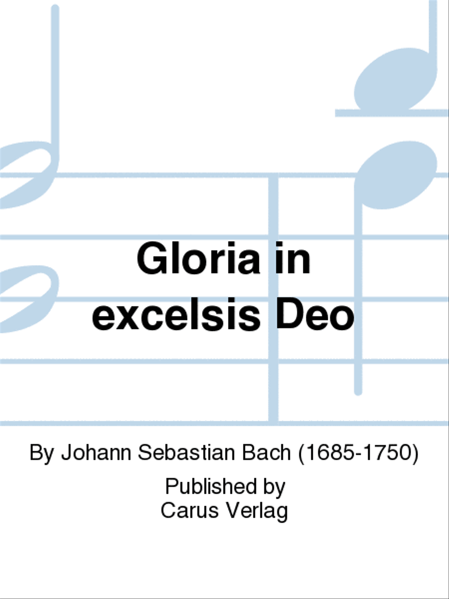 Gloria in excelsis Deo Voice scores gallery preview page 1
