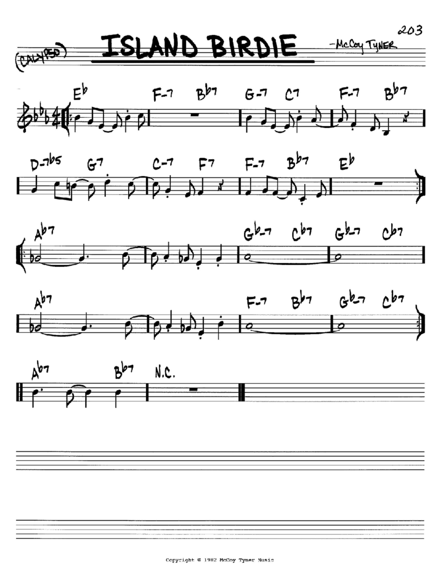 Island Birdie Piano scores gallery preview page 1