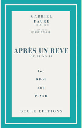 Book cover for Après un rêve (Fauré) for Oboe and Piano