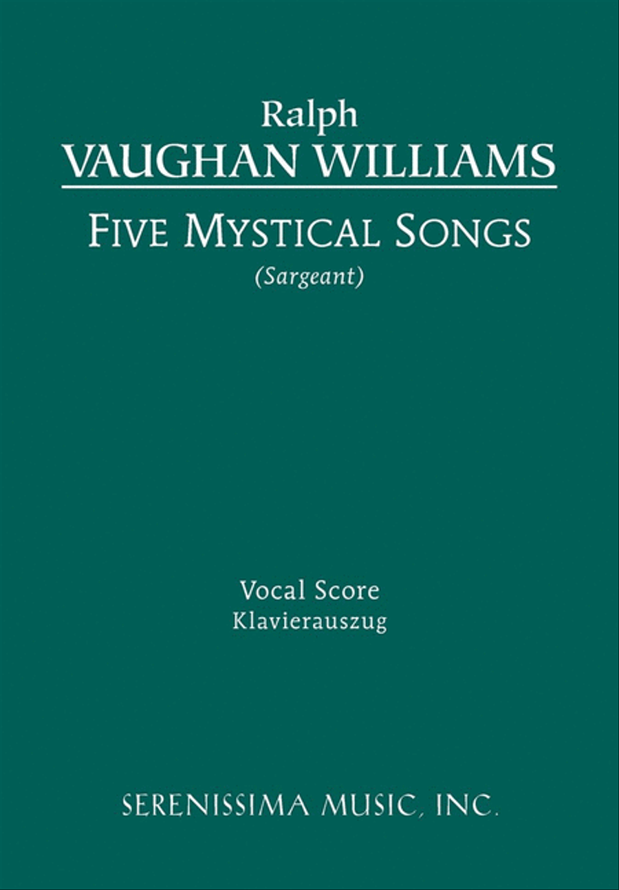 Five Mystical Songs Choir scores gallery preview page 1