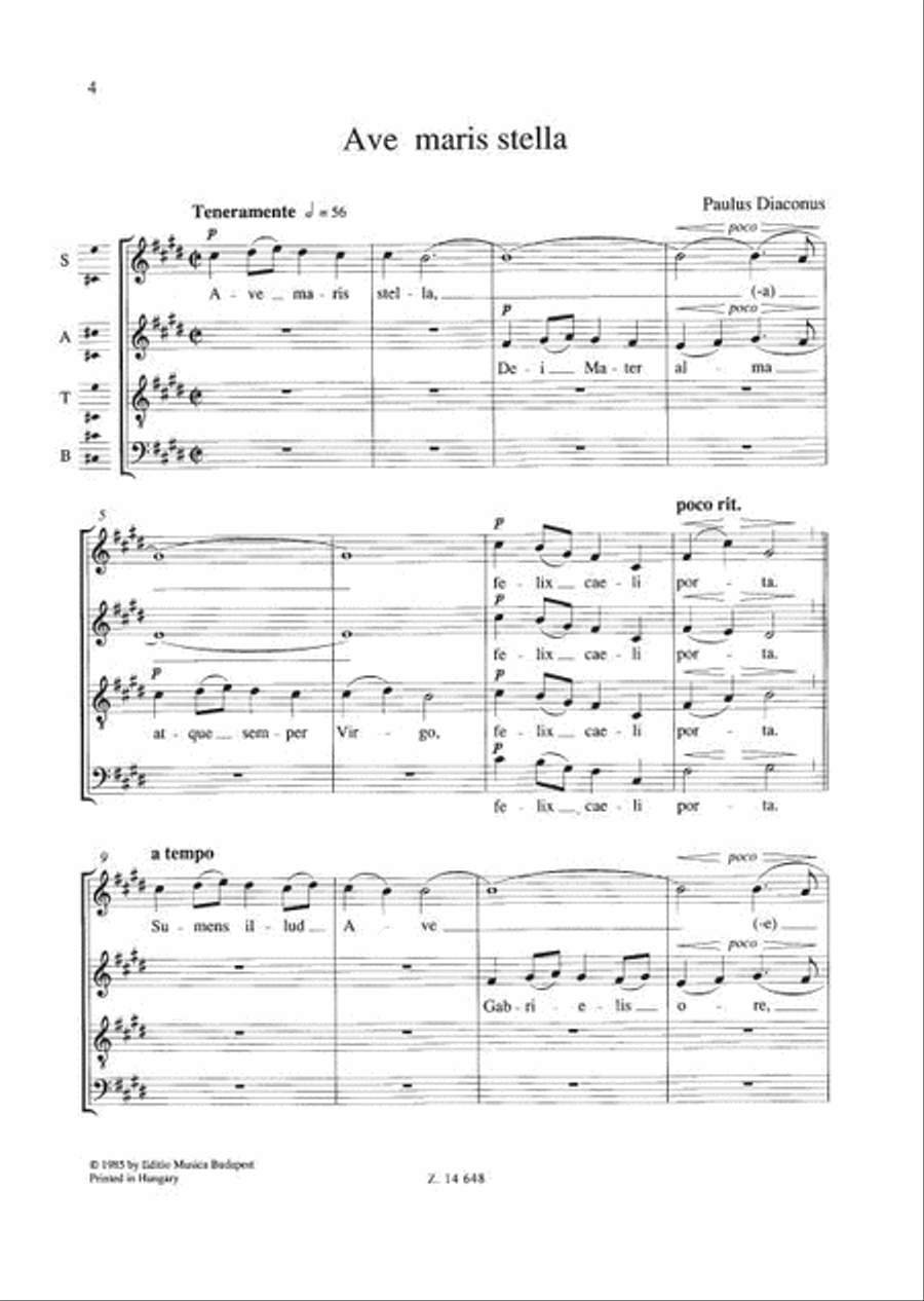 Werke für gemischten Chor - Marienlieder STB scores gallery preview page 2