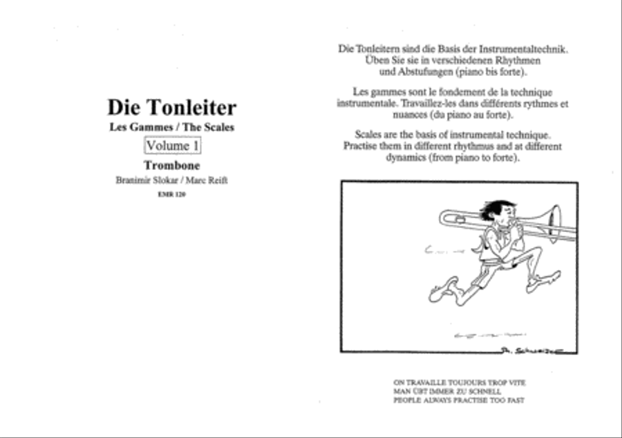 Die Tonleitern / Les Gammes / The Scales Vol. 1 Trombone scores gallery preview page 2