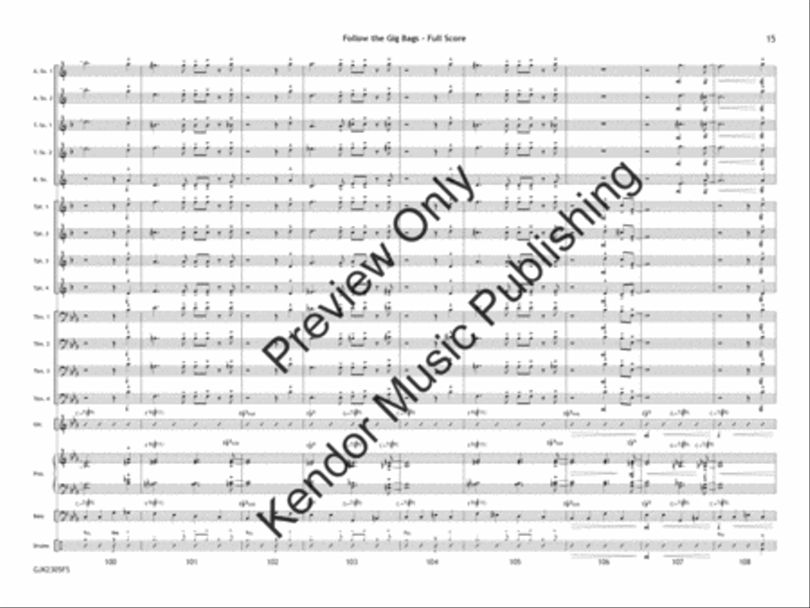 Bossa Doce Bossa Doce Jazz Ensemble scores gallery preview page 16