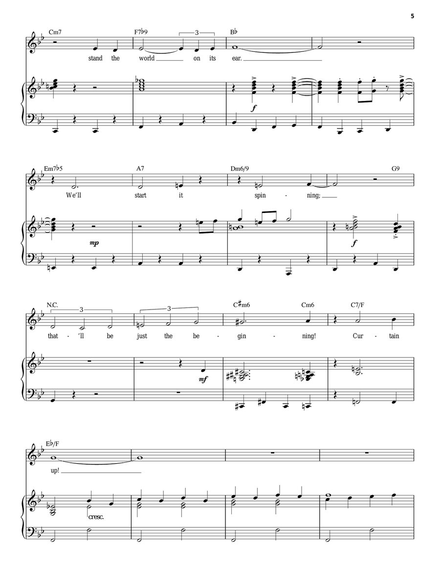 Everything's Coming Up Roses Piano, Vocal scores gallery preview page 5