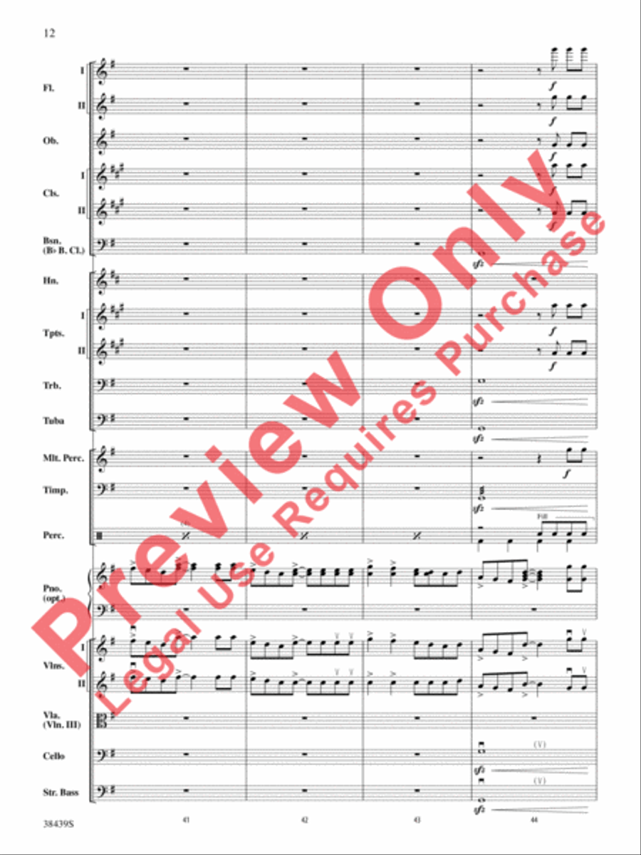 Born This Way Born This Way Full Orchestra scores gallery preview page 13
