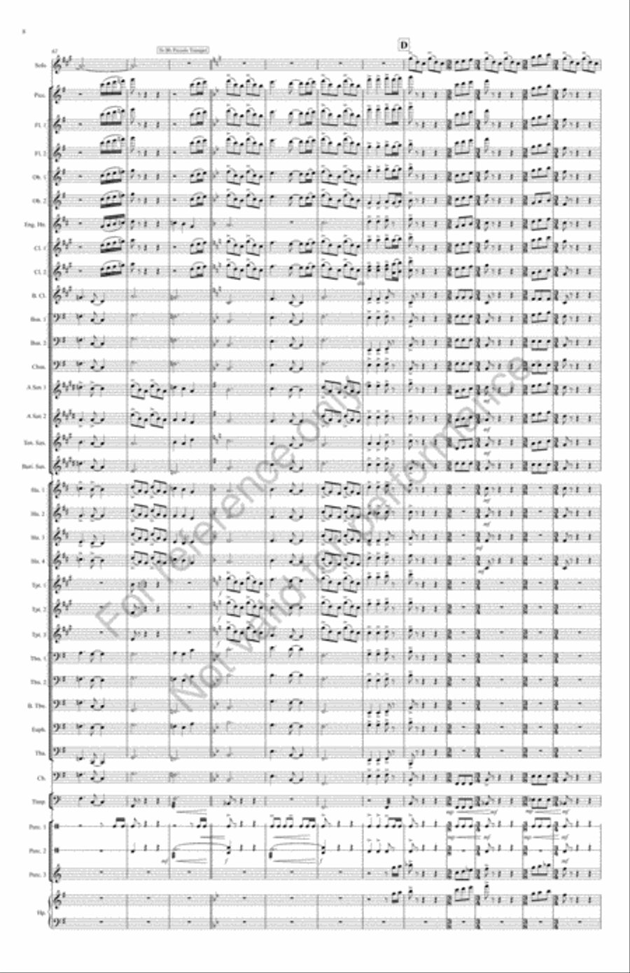 Shenandoah Fantasy Concert Band scores gallery preview page 9