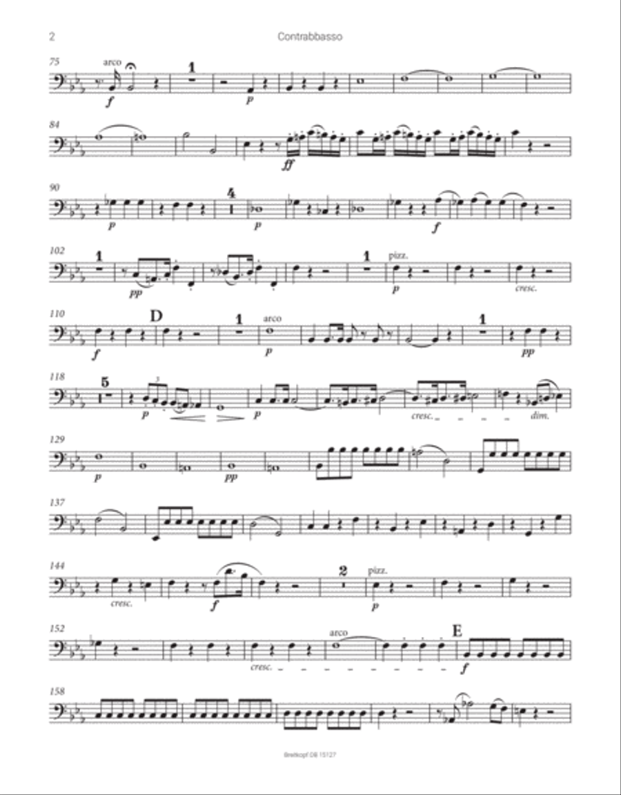 Clarinet Concerto No. 2 in E flat major Op. 57 Orchestra scores gallery preview page 3