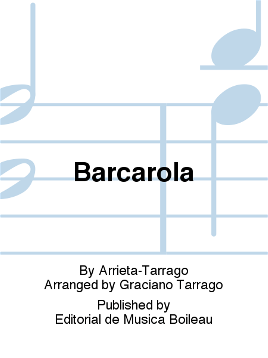 Barcarola Barcarola Classical Guitar scores gallery preview page 1