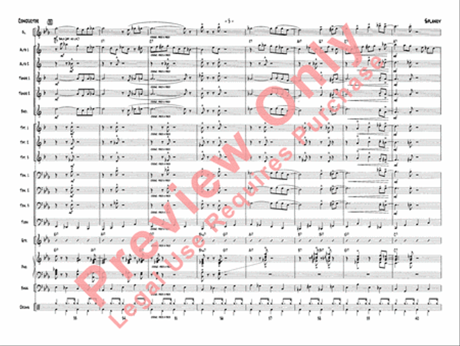 Splanky Jazz Ensemble scores gallery preview page 8