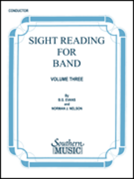 Sight Reading for Band, Book 3