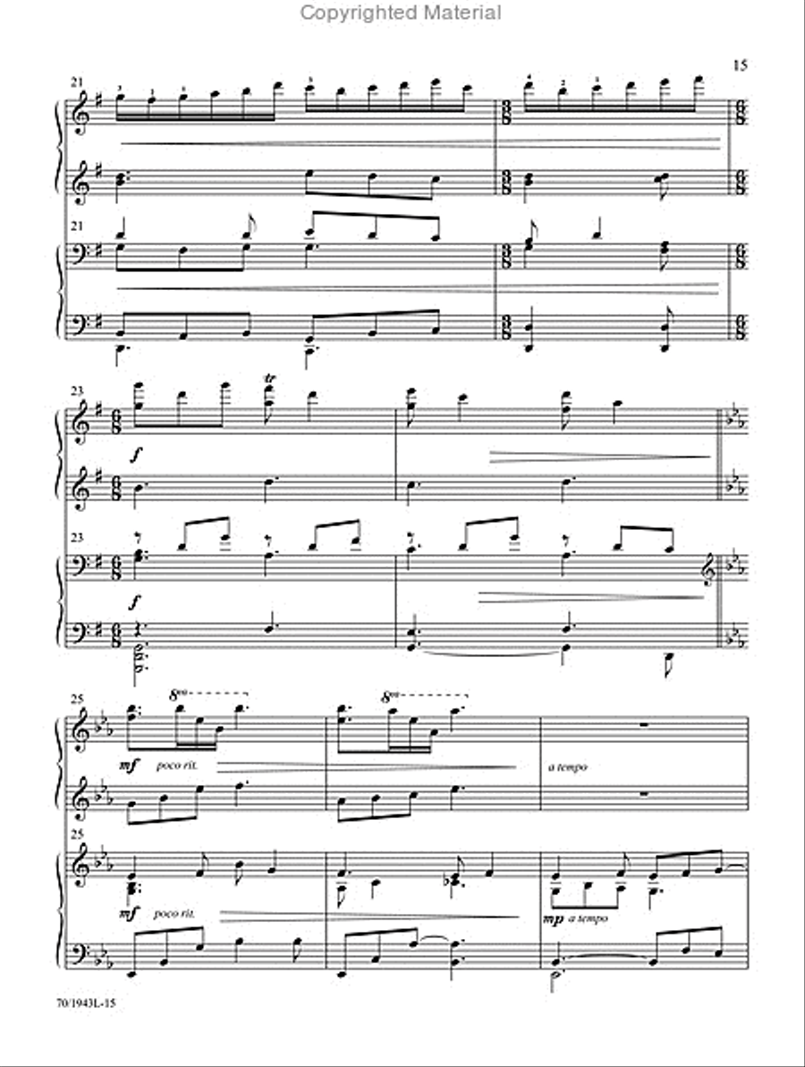 News of Great Joy! News of Great Joy! Piano Duet scores gallery preview page 13