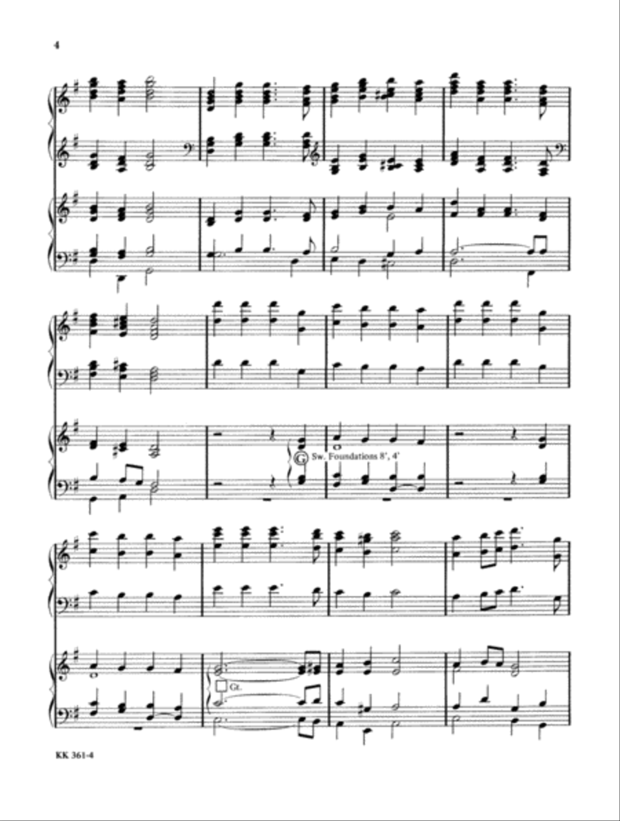 Festival Of Carols For Organ and Piano Vol 2 Organ scores gallery preview page 4