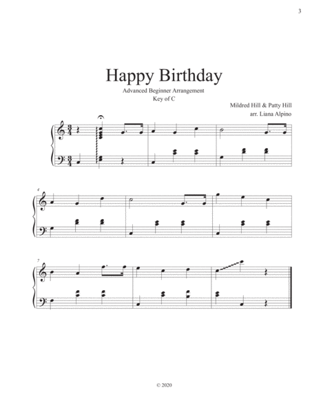 Happy Birthday (for solo harp) image number null