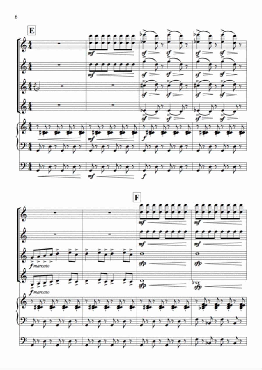 Sabre Dance From ‘Gayaneh’ Ballet Set of Parts scores gallery preview page 7