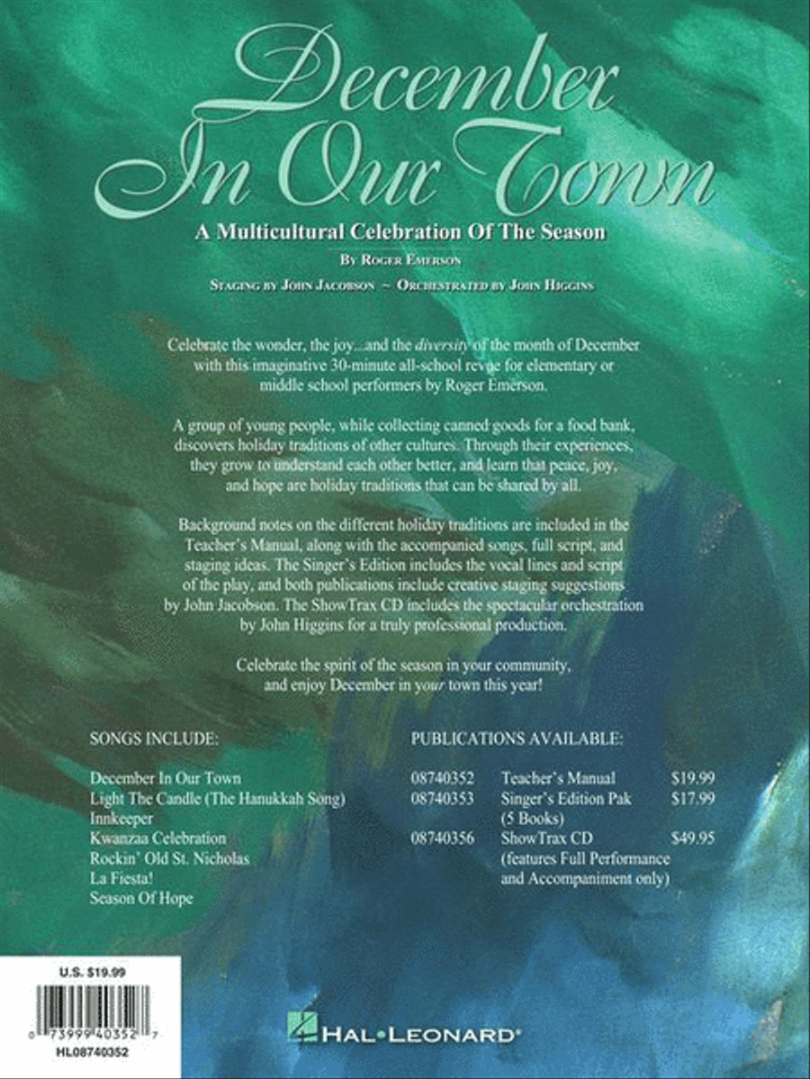 December in Our Town (A Multicultural Holiday Musical) Choir scores gallery preview page 10