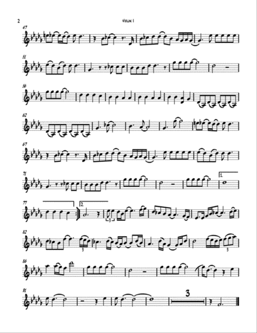 Alone Alone String Quartet scores gallery preview page 2
