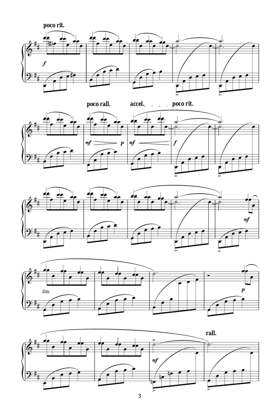 Le Onde Piano Solo scores gallery preview page 3