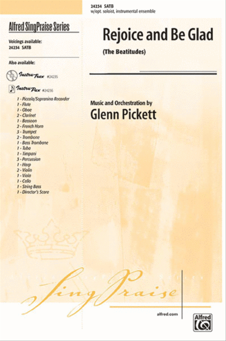 Rejoice and Be Glad 4-Part scores gallery preview page 1