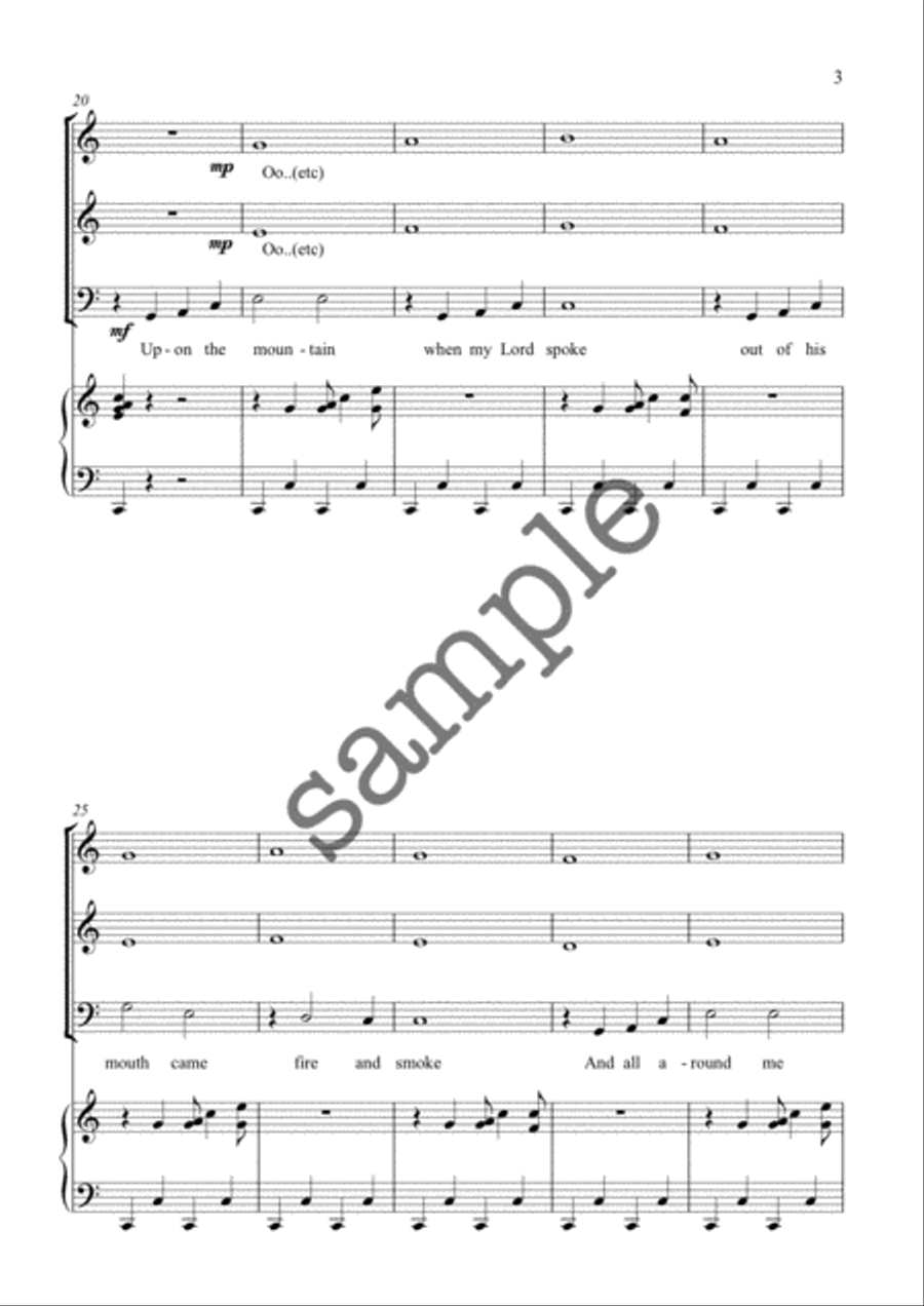 Every Time I Feel the Spirit 3-Part scores gallery preview page 3