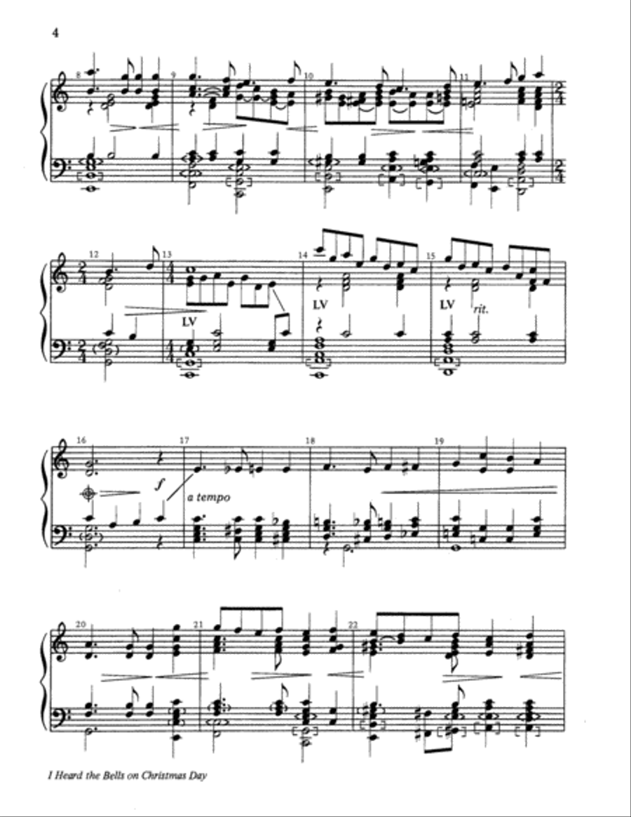 I Heard the Bells on Christmas Day 5-Octaves scores gallery preview page 3