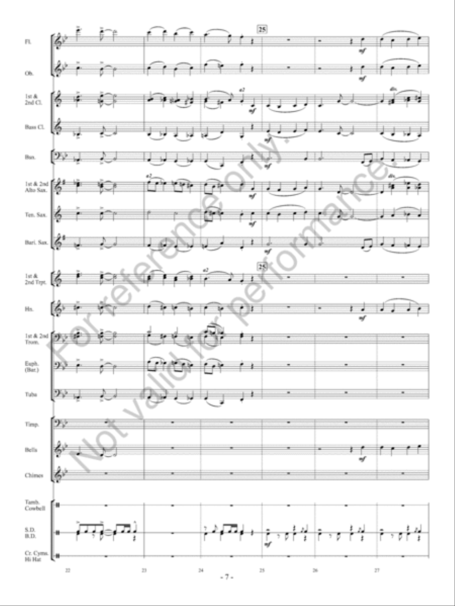 O Come All Ye Faithful O Come All Ye Faithful Concert Band scores gallery preview page 8