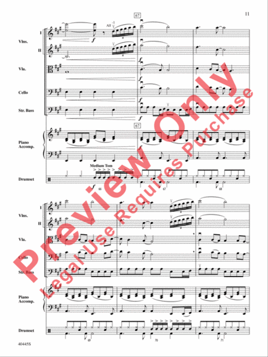 The Rolling Stones on Tour String Orchestra scores gallery preview page 12