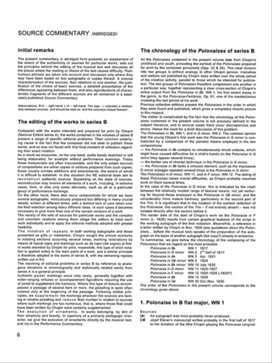 Polonaises, Series B: Published Posthumously Piano Solo scores gallery preview page 6