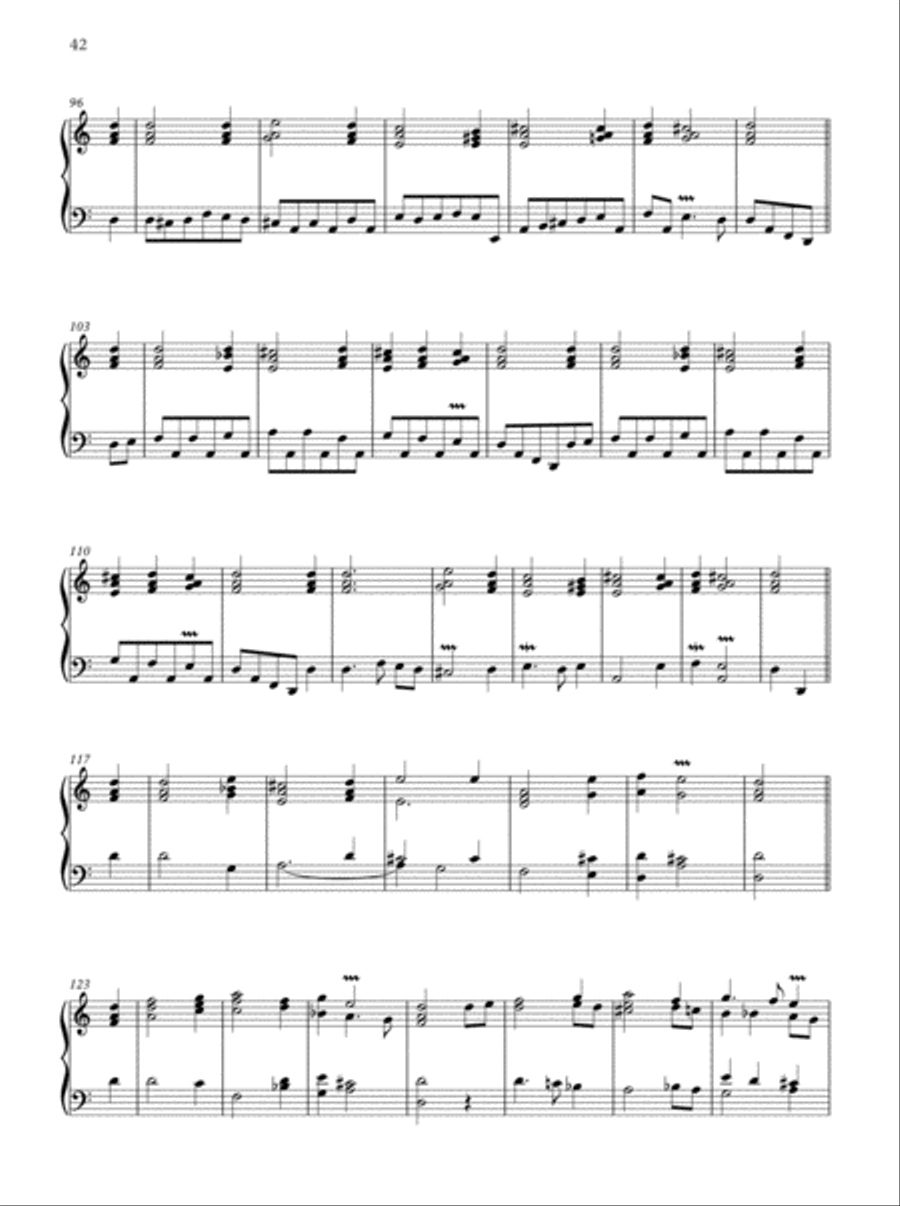 Oxford Book of Lent and Easter Organ Music for Manuals Organ Solo scores gallery preview page 42