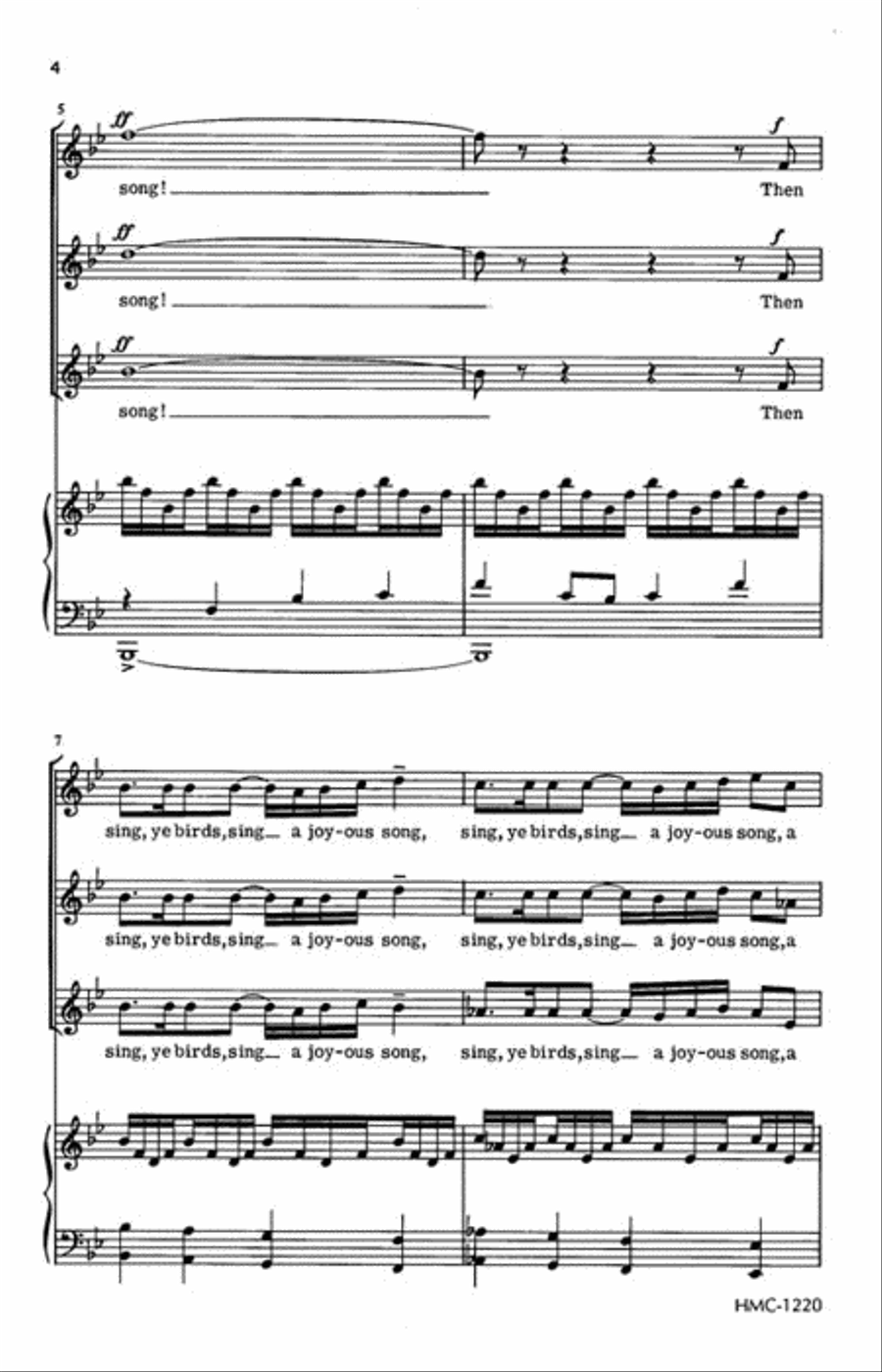 Spring Song SSA scores gallery preview page 3