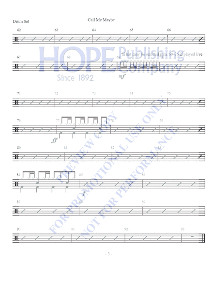 Call Me Maybe 5-Octaves scores gallery preview page 14