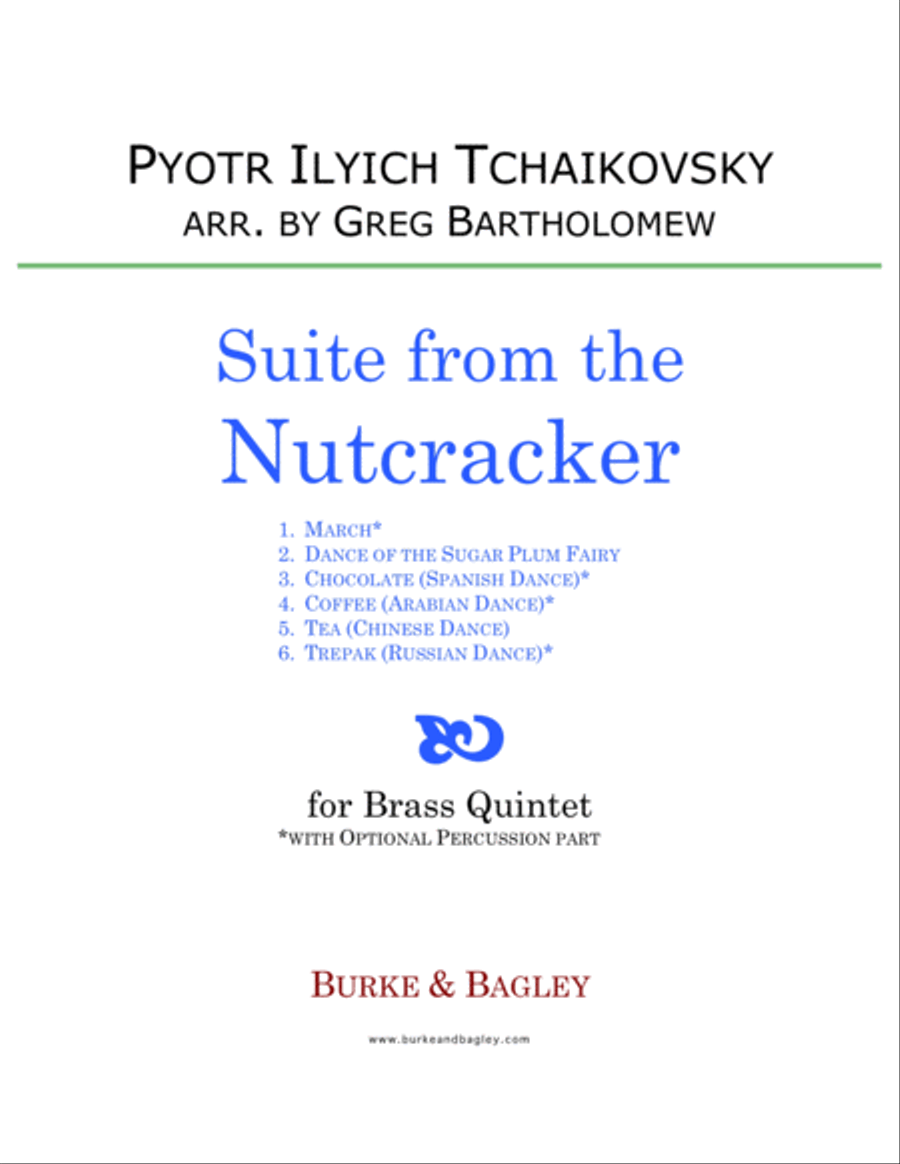 Suite from the Nutcracker for Brass Quintet image number null