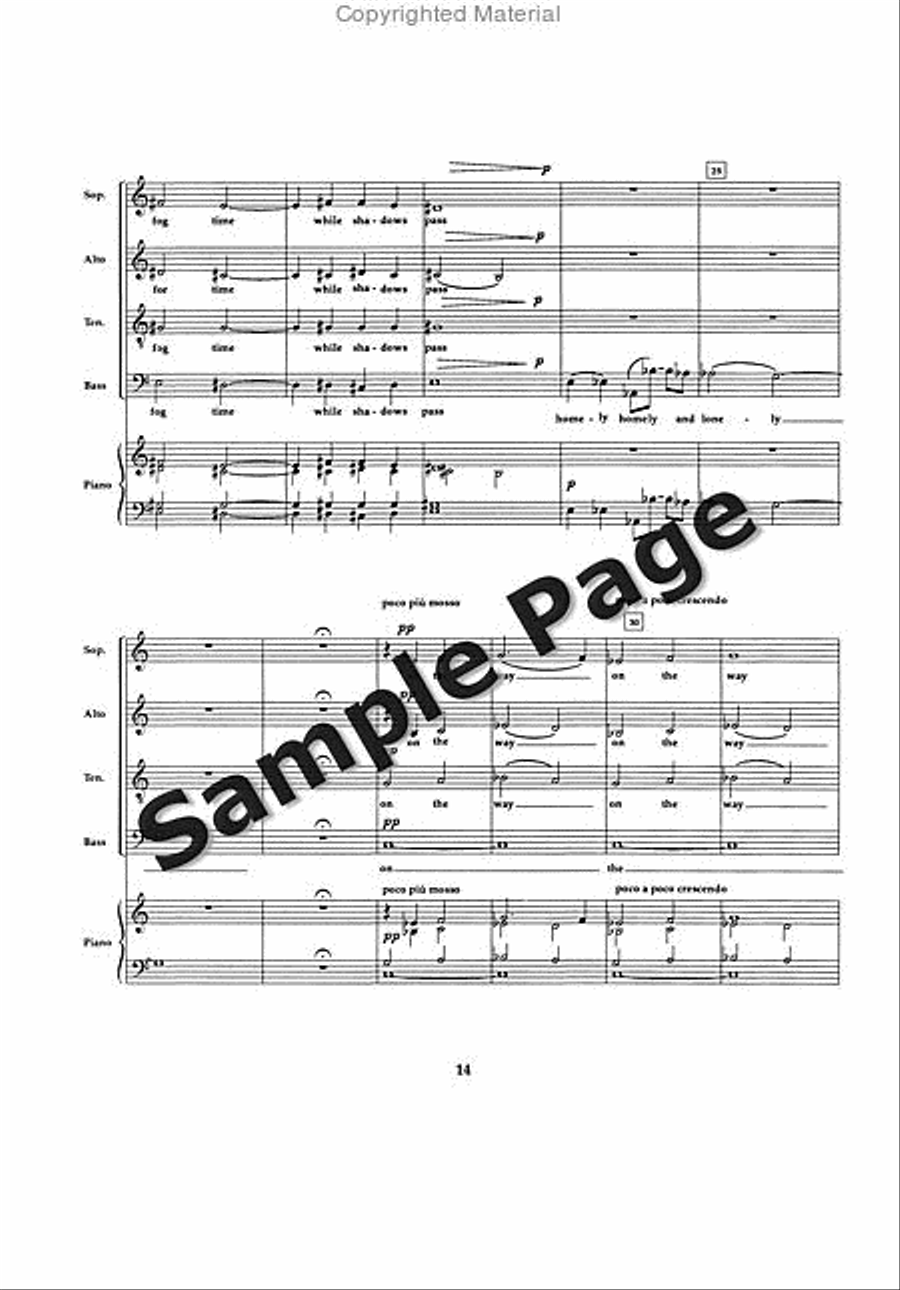 Color and Time 4-Part scores gallery preview page 17