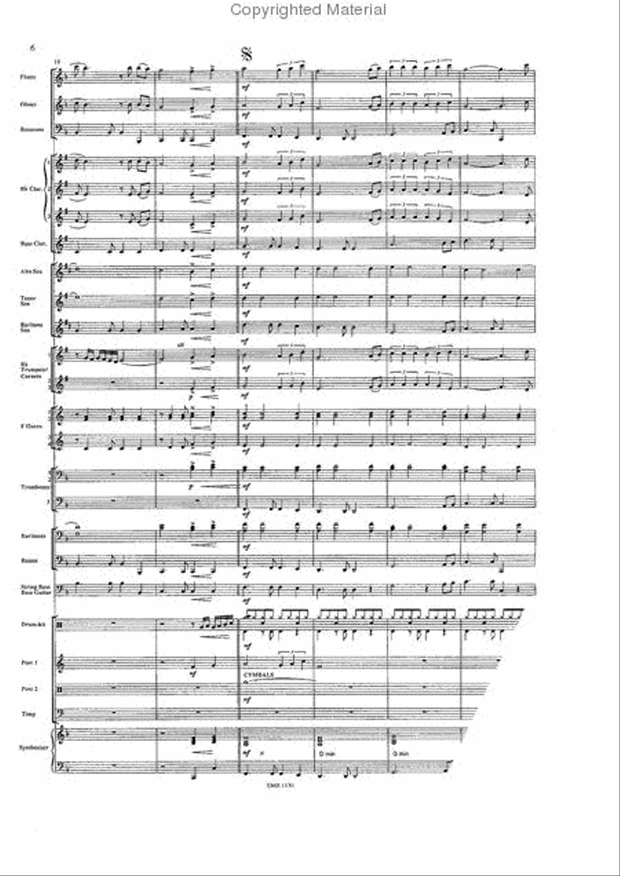 One Moment In Time One Moment In Time Concert Band scores gallery preview page 6
