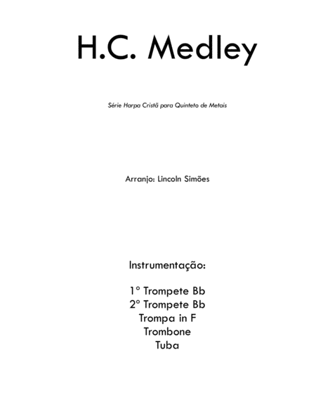 H.C MEDLEY - for Brass Quintet image number null