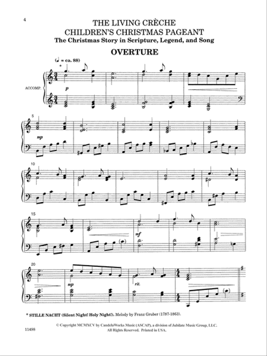 The Living Creche (Children's Christmas Pageant) Choir scores gallery preview page 6