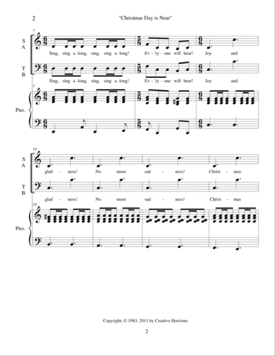 THE INVITATION (A CHRISTMAS MUSICAL --VOCAL SELECTIONS Piano Solo scores gallery preview page 3