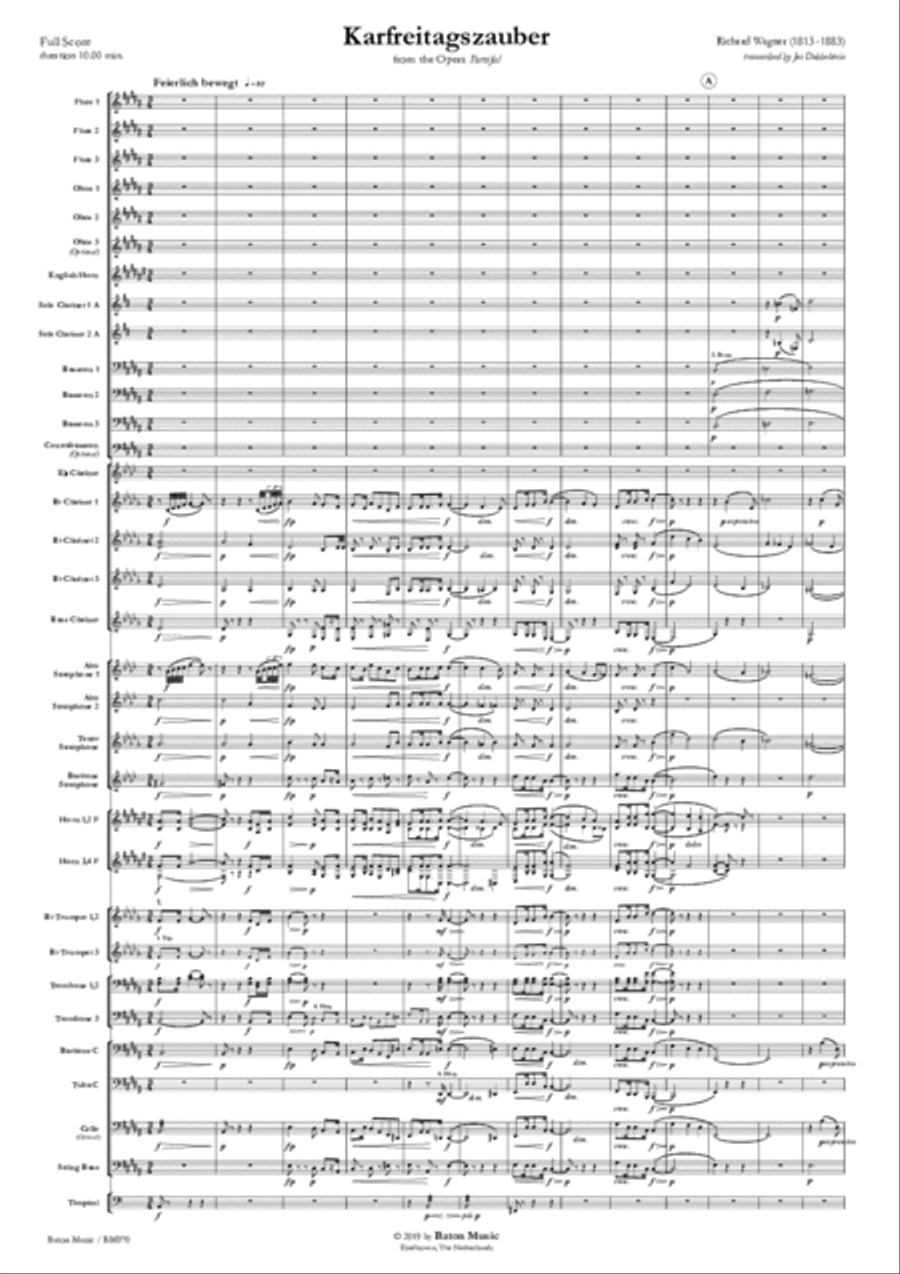 Karfreitagszauber Concert Band scores gallery preview page 2