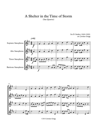A Shelter in the Time of Storm (Sax Quartet)