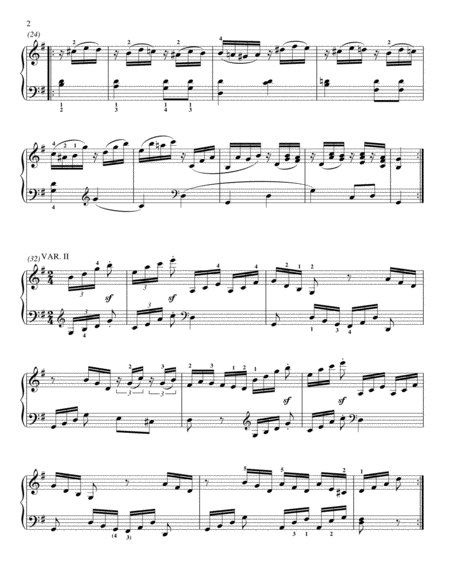 Six Variations In G Major, WoO 77