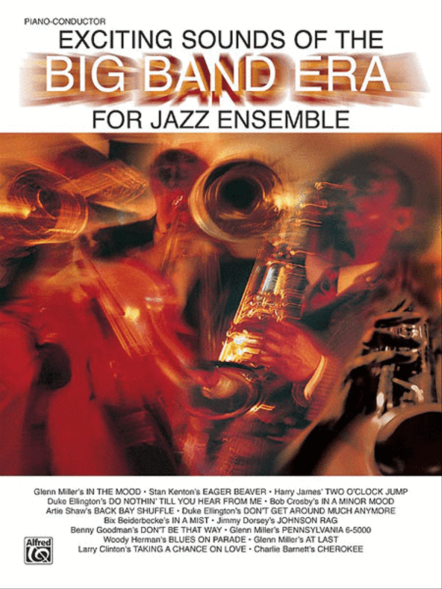 Exciting Sounds of the Big Band Era Jazz Ensemble scores gallery preview page 1